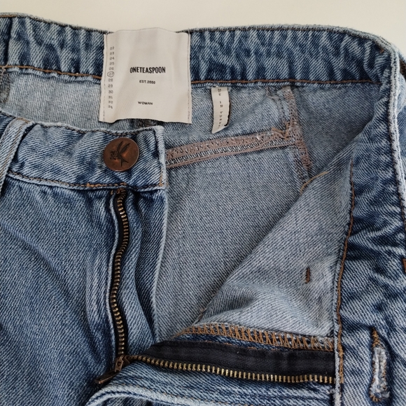 One Teaspoon Streetwalkers High Waist 80S Fit Denim Jeans Size 27 - Picture 4 of 13